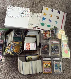 Pokemon Cards Bulk Lot w/ Graded Cards - Image 1