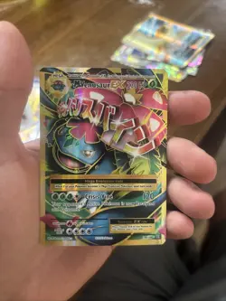 M Venusaur EX 100/108 Full Art Ultra Rare Holo Card XY Evolutions - Image 1