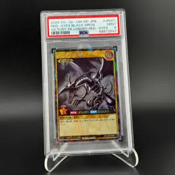 PSA 9 2020 Yugioh RD/VJMP-JP001 Red-Eyes Black Dragon Schwarzer Drache #4 - Image 1