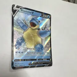 Pokemon Blastoise V SWSH101 Sword & Shield Promo Holo Basic 220 HP English Card - Image 1