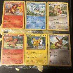 Pokemon Build A Bear Promo Cards Set Of 6 Sealed - Image 1