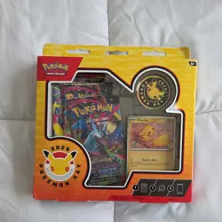 Pokemon TCG 30th Anniversary Special Edition Box Pikachu Foil Card Booster Packs - Image 1