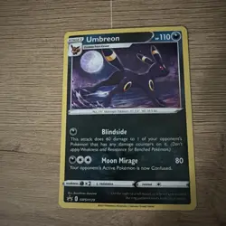 Pokemon TCG Umbreon SWSH129 Holo Black Star Promo Card - Image 2
