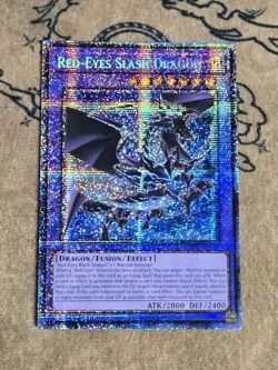 Yugioh Red-Eyes Slash Dragon MP25-EN031 1st Edition Starlight Rare NM - Image 1
