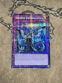 Yugioh Infinite Impermanence MP25-EN032 2025 1st Edition Starlight Rare NM - Image 1