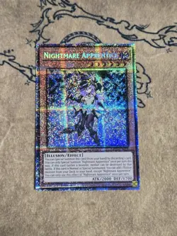 Yugioh Nightmare Apprentice MP25-EN004 2025 1st Edition Starlight Rare NM - Image 1