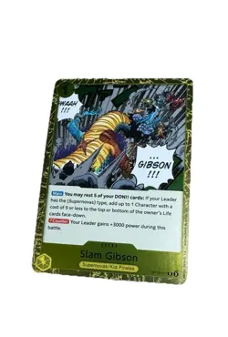 Slam Gibson OP12-117 R Legacy of the Master One Piece Card Game - Image 2