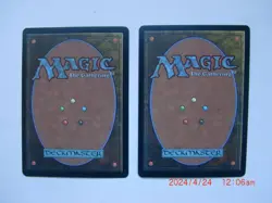 Llanowar Elves Foil Japanese M11 M12 MTG Card Set of 2 Used - Image 2
