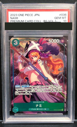 PSA 10 NAMI One Piece Japanese Premium Card Collection Vol.1 from Japan 2023 - Image 1