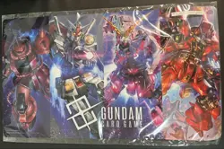 Unopened Gundam Card Game Rubber Playmat First Combat Foldable Game Mat Japan - Image 4