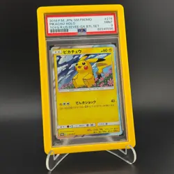 PSA 9 Pikachu Holo 276/SM-P Toys R US Eevee GX Promo Pokemon Card Japanese D069 - Image 1