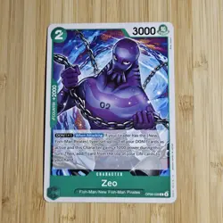 ZEO 1P2 ONE PIECE Fish-Man/New Fish-Man Pirates OP06-028 English CARD GAME - Image 1