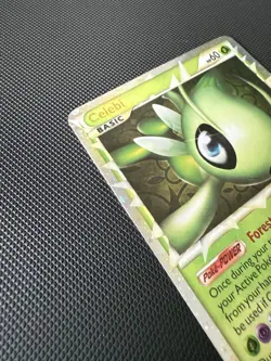 Celebi Prime 92/102 HGSS Triumphant Rare Holo Pokemon Card 2010 Vintage - Image 4