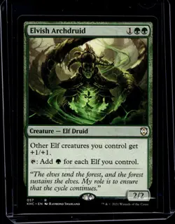 MTG Magic the Gathering Elvish Archdruid Commander: Kaldheim NM - Image 1
