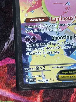 Pokemon Perfect Order Mega Clefable EX 119/088 Ultra Rare Pack Fresh Near Mint!! - Image 5