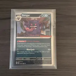 Pokemon Gengar GameStop 050/088 Promo Stamped Holo Near Mint - Image 1