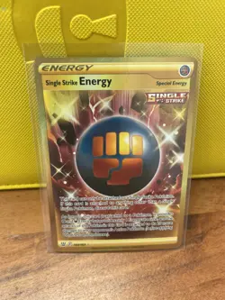 Pokemon - Single Strike Energy Gold Secret Rare SWSH05: Battle Styles 183/163 NM - Image 1