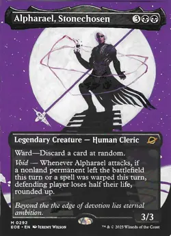 MTG: Alpharael, Stonechosen - Borderless - EOE Magic - M 0292 - Image 2