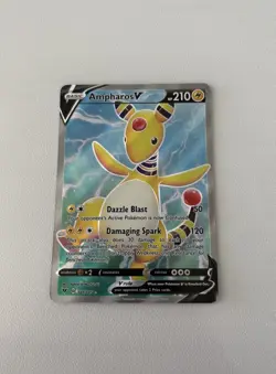 Ampharos V 171/185 Ultra Rare Pokemon TCG Vivid Voltage NM - Image 1