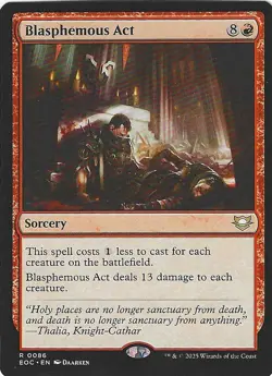 MTG: Blasphemous Act - Edge of Eternities - Regular - EOC Magic - R 0086 - Image 2
