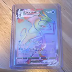 Pokemon Inteleon VMAX Secret Rare Holo 195/192 Rainbow Full Art - Image 1