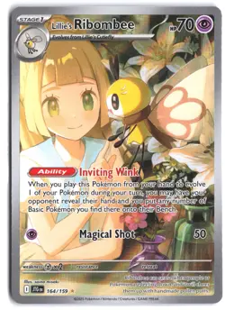 Lillie's Ribombee 164/159 Illustration Rare Journey Together Pokemon - Image 1