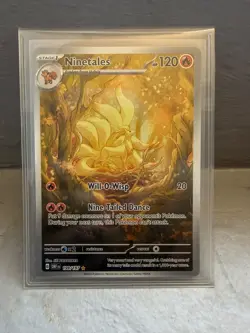 Pokemon TCG: Ninetales 199/197 (Illustration Rare) SV03: Obsidian Flames Holo - Image 3