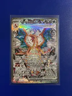 Pokemon TCG Charizard EX Obsidian Flames 223/197 Near Mint Condition - Image 1