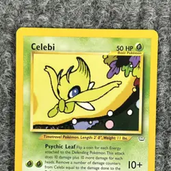 Vintage Pokemon TCG Neo Revelation Celebi 16/64 Regular LV.14 NM - Image 3