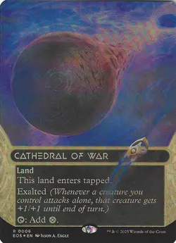 MTG: Cathedral of War - Borderless Foil - EOS Magic - R0006 - Image 2