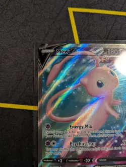 Pokemon Mew V Ultra Rare Full Art Holo Swsh08 Fusion Strike 250/264 - Image 4