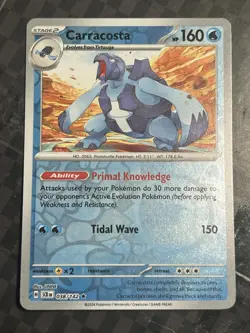 Carracosta Reverse Holo - (Rare) 038/142 - Stellar Crown - Pokemon NM - Image 1