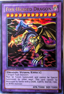 Five-Headed Dragon - LC03-EN004 - Ultra Rare Limited Edition Yugioh TCG Card - Image 1