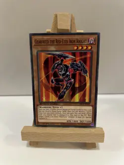 Yu-Gi-Oh! Gearfried the Red-Eyes Iron Knight SBC1-EN105 Speed Duel 1st Edition - Image 1
