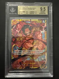 2024 One Piece Emperors in The New World #OP09118 Gol D. Roger SEC BGS 9.5 - Image 1