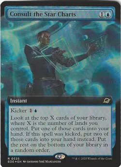 MTG: Consult the Star Charts - Extended Foil - EOE Magic - R 0325 - Image 2