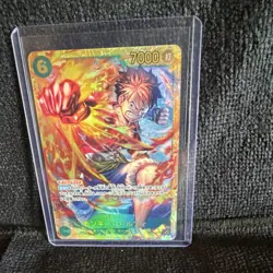 Monkey.D.Luffy One Piece CCG Carrying on His Will OP13-118 7000 Power Holo Namco - Image 1