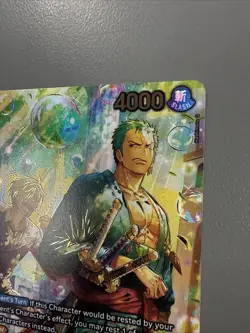 Roronoa Zoro PRB02-006 (SP) The Azure Sea's Seven OP14 One Piece - Image 3