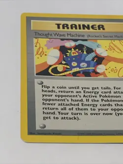 Thought Wave Machine Trainer Neo Destiny Rare Pokemon Card Low Print - Image 3