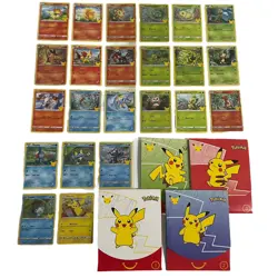Pokemon 25th Anniversary McDonalds Promo Near Complete Master Set Holo+Non cards - Image 1