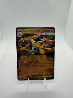 Pokemon Mega Charizard Y EX Promo Foil 030 MEP 360 HP Mega Evolution Card - Image 1