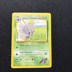 Sabrina's Venomoth 34/132 Rare Pokemon Card NM - Image 1