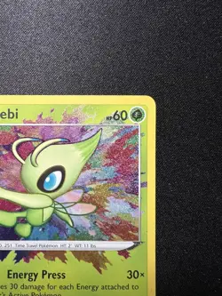 Celebi Holo Pokemon TCG Card 009/185 Vivid Voltage Amazing Rare Holo - Image 3