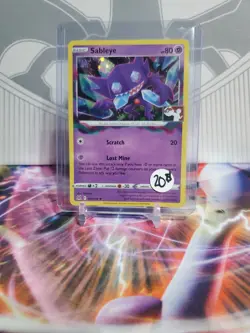 Star Holo Sableye Pokemon Prize Pack Series 3 Promo Pokemon Card - Image 1
