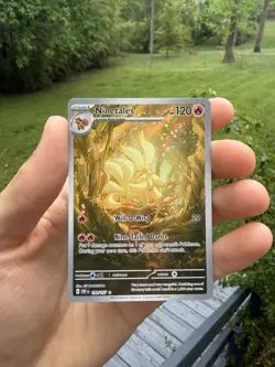 Pokemon TCG Ninetales Obsidian Flames Holo Card 199/197 NM Condition - Image 1