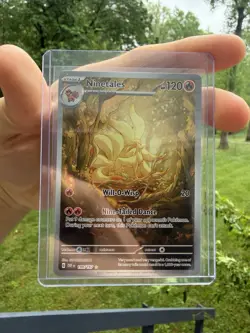 Pokemon TCG Ninetales Obsidian Flames Holo Card 199/197 NM Condition - Image 3