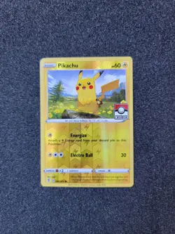PIKACHU 049/203 HOLOFOIL COMMON LEAGUE & CHAMPIONSHIP CARDS POKEMON NM - Image 2