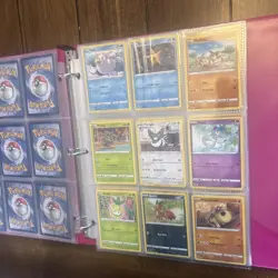 Pokemon Binder Collection rare Cards TCG lot Of Cards Holo Foil WOW Radiant V - Image 5