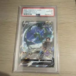 PSA 10 Rayquaza V 194/203 Alt Art Evolving Skies Pokemon Card GEM MINT - Image 1