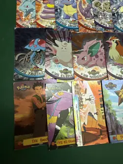 Topps TV Animation Edition Pokemon Card Lot Of 100+ - MP/HP/Damaged - As Is - Image 2